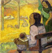 Gaugin, Paul; The Nativity, (B B); oil on canvas, 66x75cm