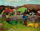 Gaugin, Paul; The Swineherd, Brittany; 29x36 (74x93 cm)